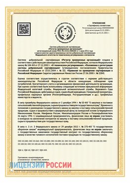 Приложение к сертификату для ИП Усолье-Сибирское Сертификат СТО 03.080.02033720.1-2020
